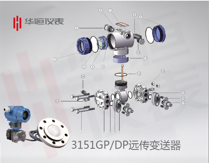 3151智能型GP/DP變送器_單法蘭液位變送器_法蘭遠(yuǎn)傳式壓力/差壓液位變送器