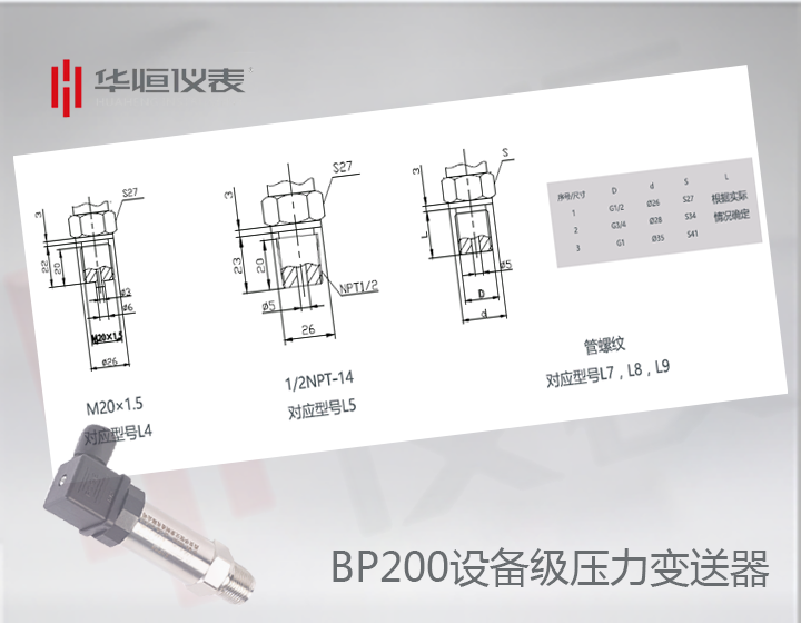 BP200GP變送器_BP200型設(shè)備級壓力變送器_BT200GP嵌入式壓力變送器